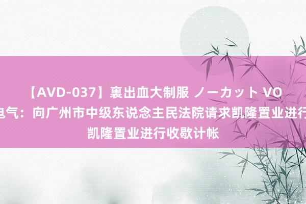 【AVD-037】裏出血大制服 ノーカット VOL.3 万和电气：向广州市中级东说念主民法院请求凯隆置业进行收歇计帐