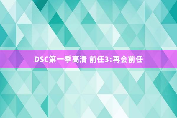 DSC第一季高清 前任3:再会前任